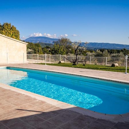 Villa Mas Provencal climatisé avec vue sur le Mont Ventoux à Vaison-la-Romaine Extérieur photo
