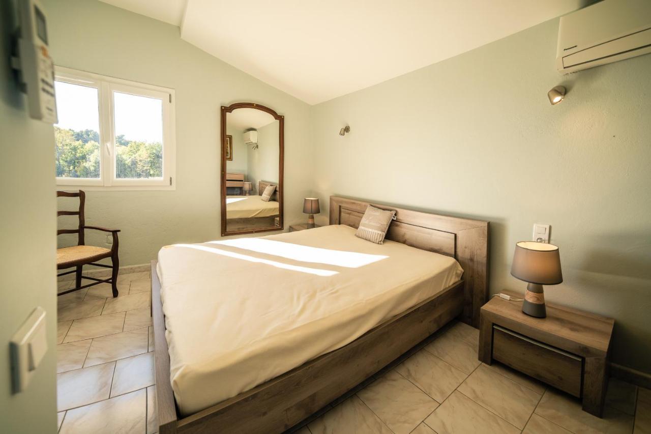Villa Mas Provencal climatisé avec vue sur le Mont Ventoux à Vaison-la-Romaine Extérieur photo