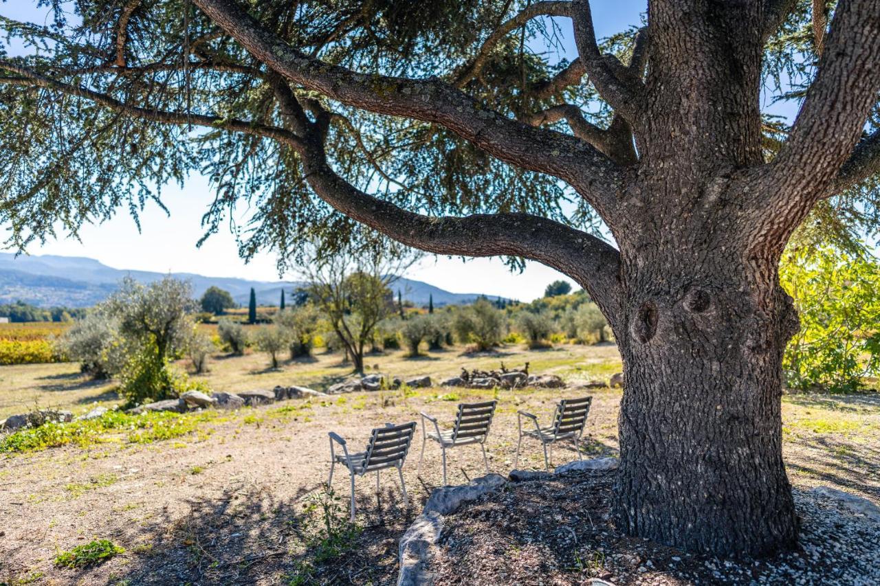 Villa Mas Provencal climatisé avec vue sur le Mont Ventoux à Vaison-la-Romaine Extérieur photo