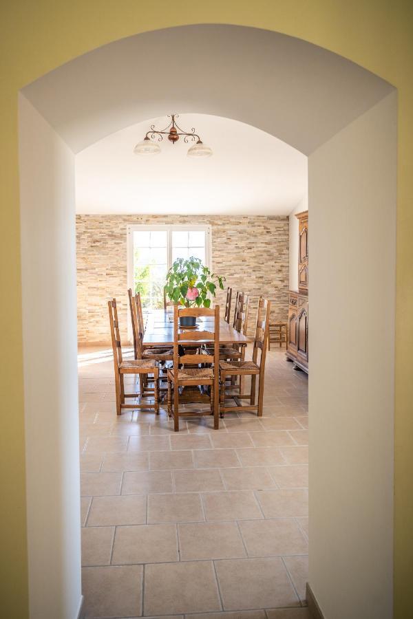 Villa Mas Provencal climatisé avec vue sur le Mont Ventoux à Vaison-la-Romaine Extérieur photo