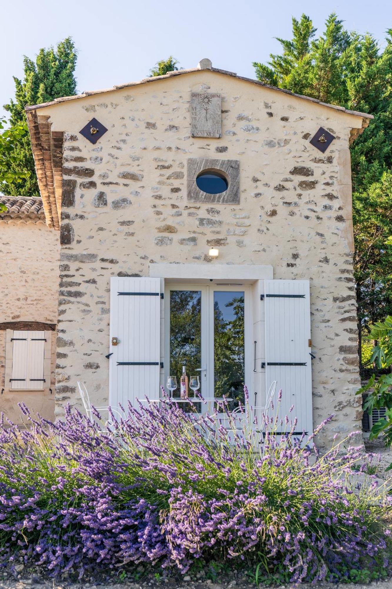 Villa Mas Provencal climatisé avec vue sur le Mont Ventoux à Vaison-la-Romaine Extérieur photo