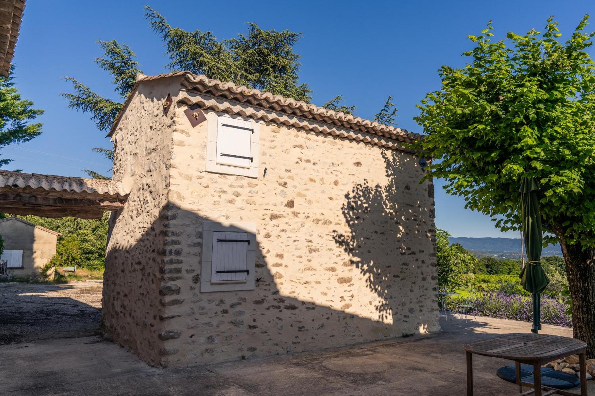 Villa Mas Provencal climatisé avec vue sur le Mont Ventoux à Vaison-la-Romaine Extérieur photo