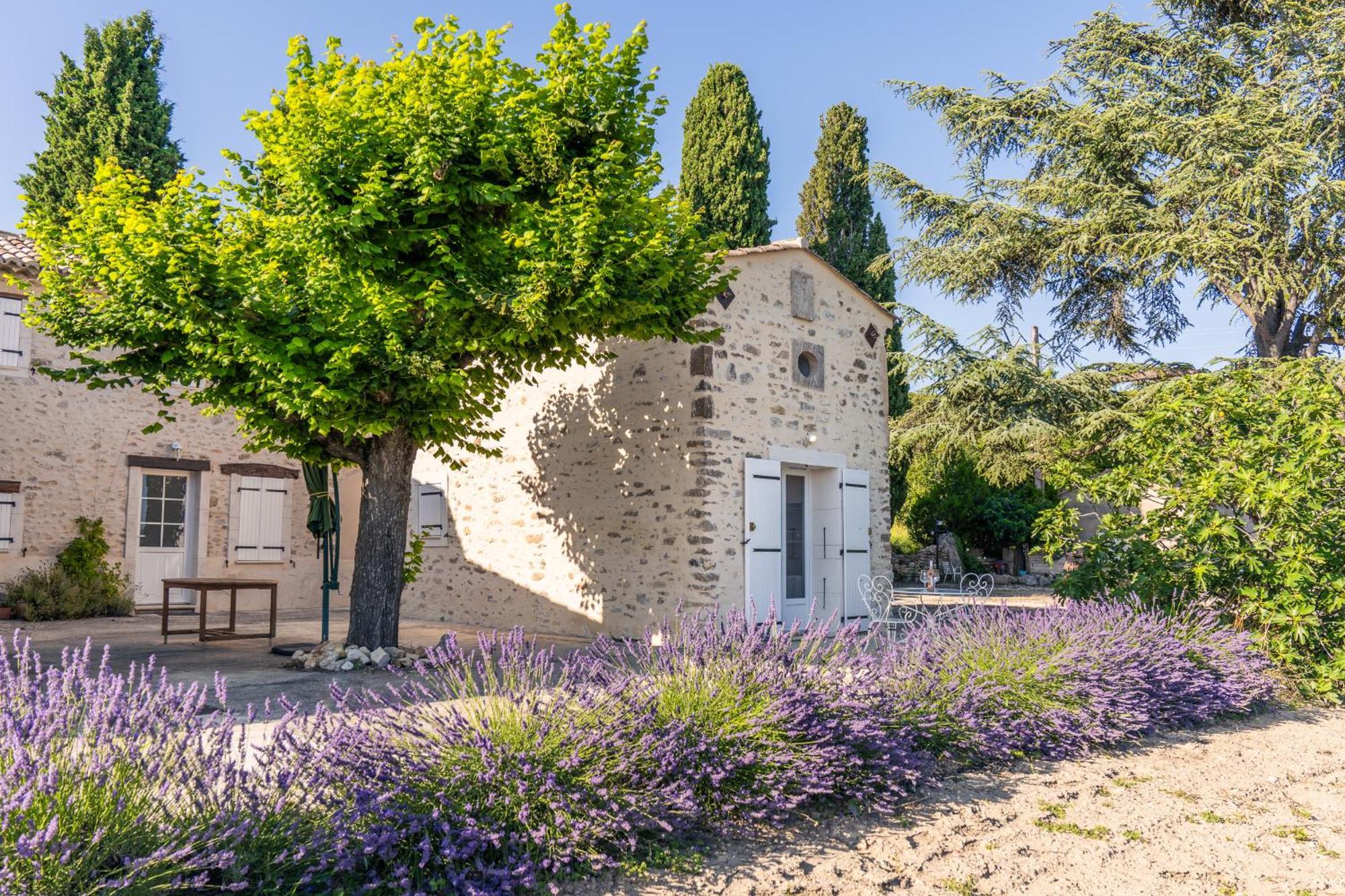 Villa Mas Provencal climatisé avec vue sur le Mont Ventoux à Vaison-la-Romaine Extérieur photo